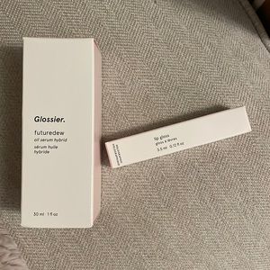 Glossier Futuredew and Lip Gloss